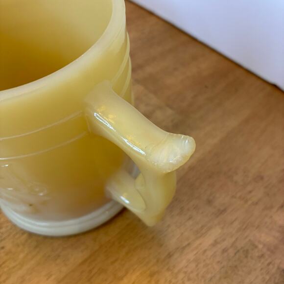 Vtg 1980s Whataburger Buffalo Indian Nickel Coffee Mugs Lot Of 2 Butterscotch - Picture 2 of 10